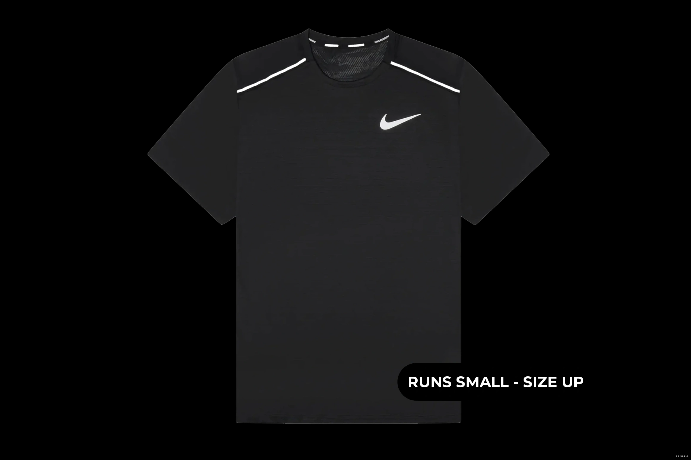 Nike Miler 1.0 T Black Dri-Fit Shirt 0715